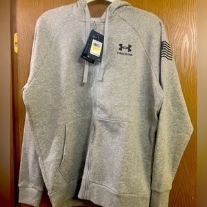 NEW! Under Armour Freedom Zip up hoodie